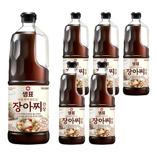 샘표 장아찌 간장, 1.7L, 6개