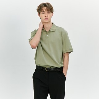 베이직하우스 남성용 세미오버핏 피케폴로티 LYTS3104