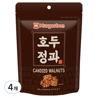 머거본 호두정과, 250g, 4개