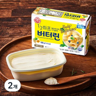 오뚜기 1/2 하프 버터린, 180g, 2개