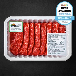 호주산 메가 소고기 부채살 구이용 (냉장), 600g, 1개