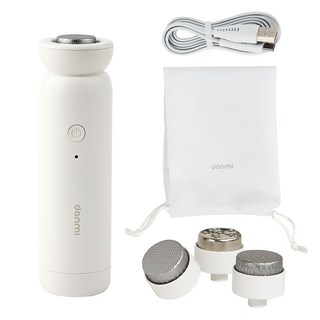 단미 무선 전동 발 각질 제거기 DA-FGR01, 화이트