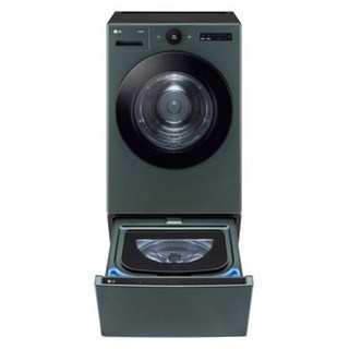 LG전자 트롬 오브제컬렉션 건조기 20kg + 미니워시 4kg 방문설치, 건조기(RD20GNG), 미니워시(FX4GC), 네이처그린