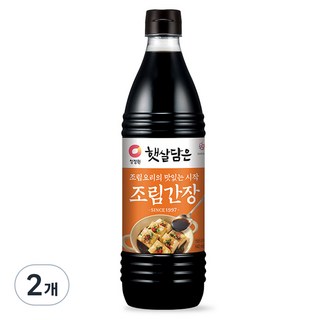 청정원 햇살담은 조림간장, 840ml, 2개
