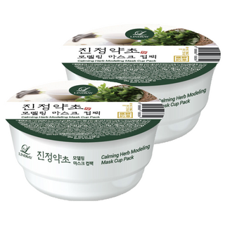 린제이 진정약초 모델링 마스크 컵팩 28g, 1개입, 2개