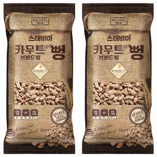 내추럴박스 카무트 뻥 무설탕, 2개, 150g