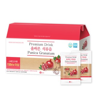 올즙 올바른 석류즙, 80ml, 30개