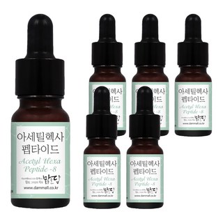 맑을담 아세틸헥사펩타이드 앰플, 10ml, 6개