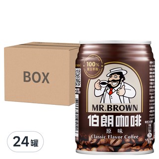 金車 MR.BROWN 伯朗咖啡 Set 24罐, 香醇風味, 急速冷卻工法, 240ml