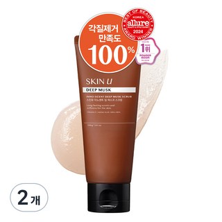 스킨유 이노센트 각질 아크네 케어 바디스크럽 딥머스크, 200g, 2개