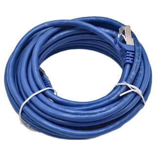 POLYWELL 寶利威爾 高速網路線 10Gbps CAT6A, 7m, 藍色, 1條