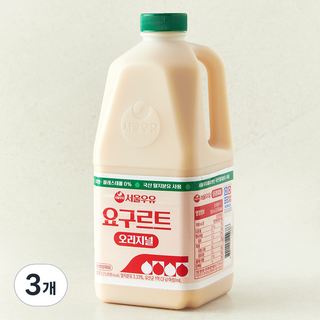 서울우유 요구르트, 3개, 1개입, 1700ml
