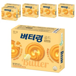 해태제과 버터링 골드, 194g, 6개