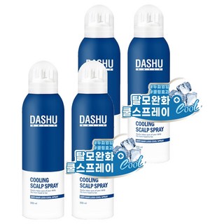 다슈 데일리 쿨링 두피 스프레이, 200ml, 4개