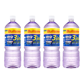 불스원 Rain OK 에탄올 3in1 발수코팅 워셔액, 1.8L, 4개
