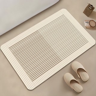 아필코 빨아쓰는 욕실 주방 논슬립 소프트 규조토 발매트, A