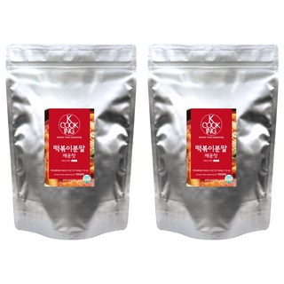 케이쿠킹 떡볶이소스 분말 매운맛, 500g, 2개