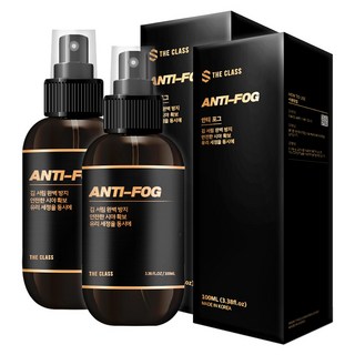더클래스 안티포그 김서림 방지제, 100ml, 2개