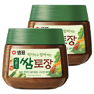 샘표 시골식 쌈토장, 450g, 2개