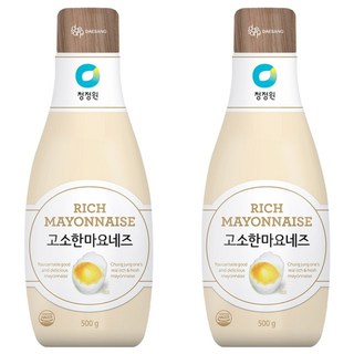 청정원 고소한 마요네즈, 500g, 2개
