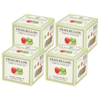 프레벨롱 국산 과일퓨레, 혼합맛(사과/비타민채소), 200g, 4개