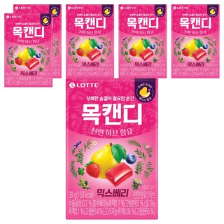 목캔디 믹스베리, 38g, 6개