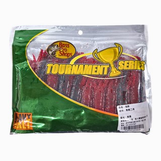 Bass Pro Shops 美國手灌入鹽 Tube小管 Bass Teaser Tubes, 深紅色 + 綠色, 1包