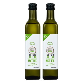 어니스트코리아 코코넛 MCT 오일, 500ml, 2개