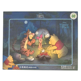 HUNDRED PICTURES 百耘圖 Winnie The Pooh 小熊維尼拼圖 520片 台灣製 380x530mm, HPD0520-185, 1盒