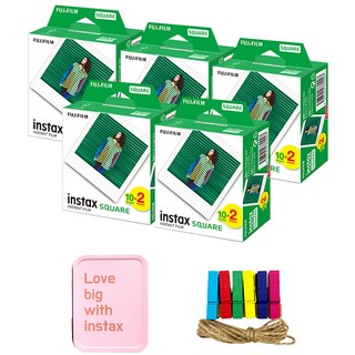 instax 拍立得 square空白底片 100張+隨機贈品, 單品, 1套