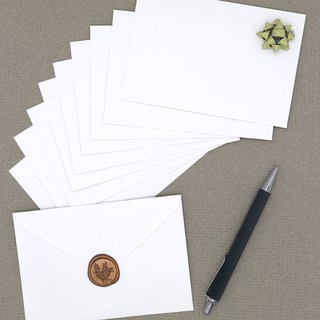 마음담아 무지 엽서봉투 165 x 115 mm 화이트 100개 상품 이미지