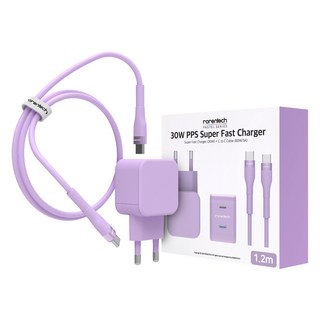로랜텍 파스텔 PPS PD 초고속 충전기 세트