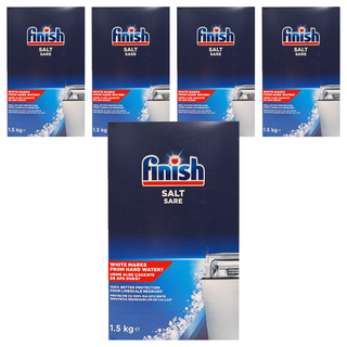 finish 洗碗機專用軟化鹽, 1.5kg, 5盒