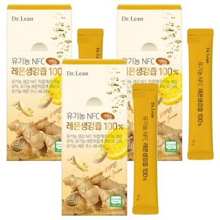 닥터린 유기농 NFC 레몬생강즙 100%, 42개, 210g