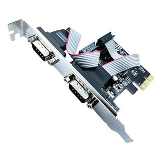 Neon 台灣霓虹 PCI-E轉RS232雙串口桌上型電腦擴充卡, 最高25Mbps傳輸速率, 1個