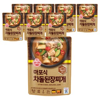 오뚜기 마포식 차돌된장찌개, 500g, 8개