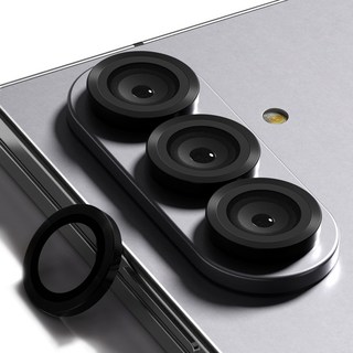 엑씨 빛번짐 방지 카메라 렌즈 강화유리 메탈 링 보호필름 세트