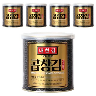 대천김 곱창김 캔, 30g, 5개