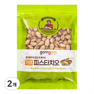곰곰 가염 피스타치오, 300g, 2개