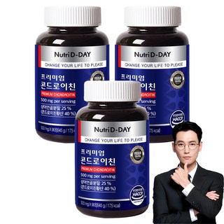 뉴트리디데이 프리미엄 콘드로이친, 90정, 3개