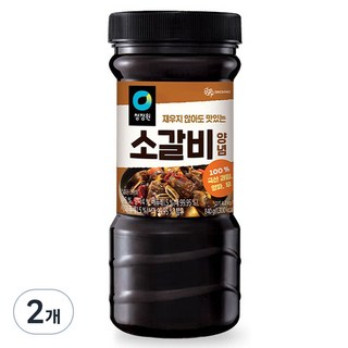 청정원 전통 소갈비 양념, 840g, 2개