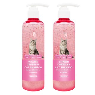 펫어스 비타민샴푸 푸르메리아향, 300ml, 2개