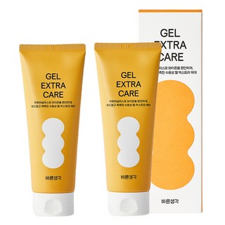 바른생각 젤 엑스트라 케어 무향, 150ml, 2개 대표 이미지 - 성기 마사지젤 추천