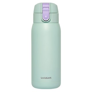 락앤락 스쿨핏 코튼캔디 원터치 텀블러, 민트, 370ml, 1개