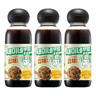 새미네부엌 쇠고기 야채 잡채소스, 3개, 300ml