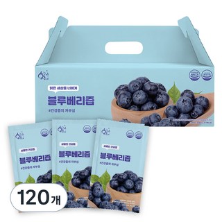 황금이네 블루베리즙, 70ml, 120개