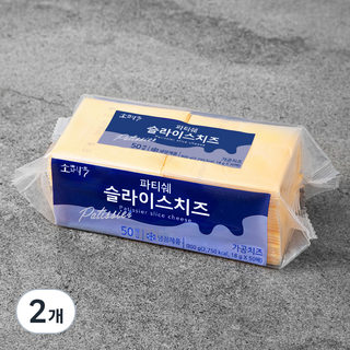 소와나무 파티쉐 슬라이스 치즈, 18g, 50개입, 2개