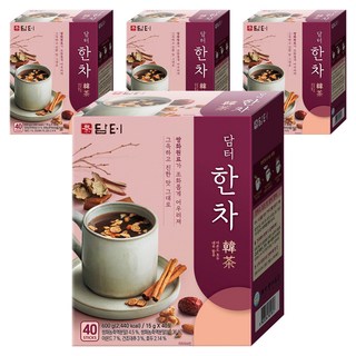담터 한차, 15g, 40개입, 4개