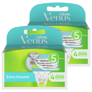 Venus 엑스트라 스무스 여성용 면도날, 2개, 4개입