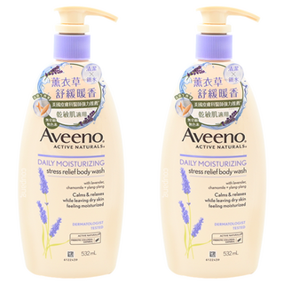 Aveeno 舒緩沐浴露 薰衣草香氛, 532ml, 2瓶